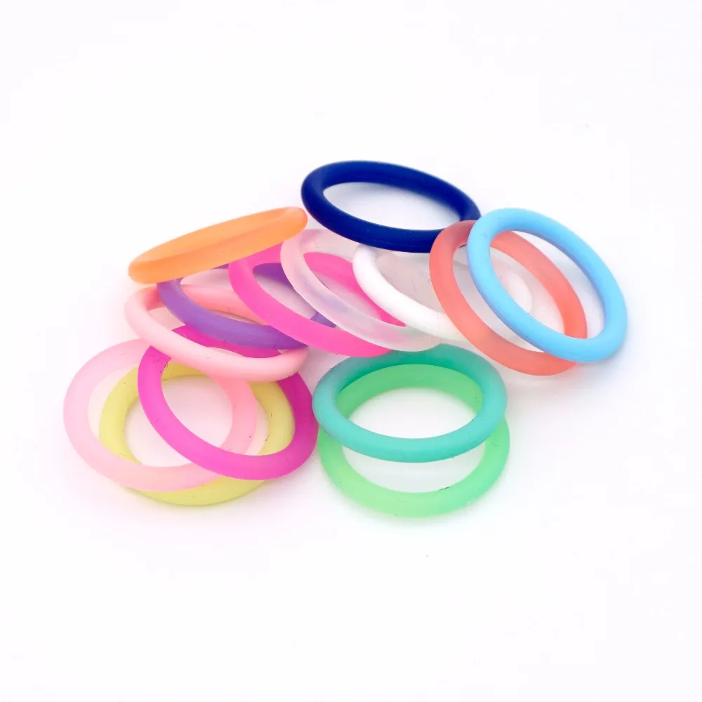 

Sutoyuen 100pcs Food Grade BPA Free Silicone Clear O Rings Dummy MAM NUK Baby Pacifiers Clips Chain Holder Adapter O Rings