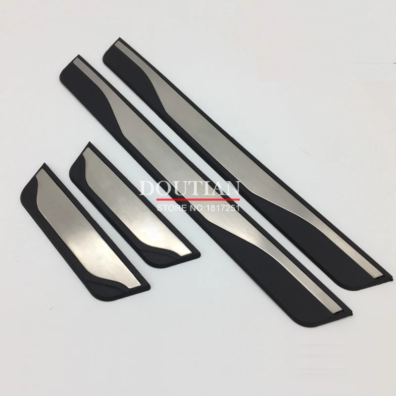 High Quality Stainless Steel Door Sill Scuff Plate Welcome Pedal For Mazda3 Mazda 3 2014 2015