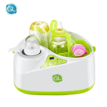 

GL Multifunction 2 in 1 Bottle Sterilizer Bottle Warmer Milk Thermostat Steam Disinfection Machine Baby Drinking Water Heater