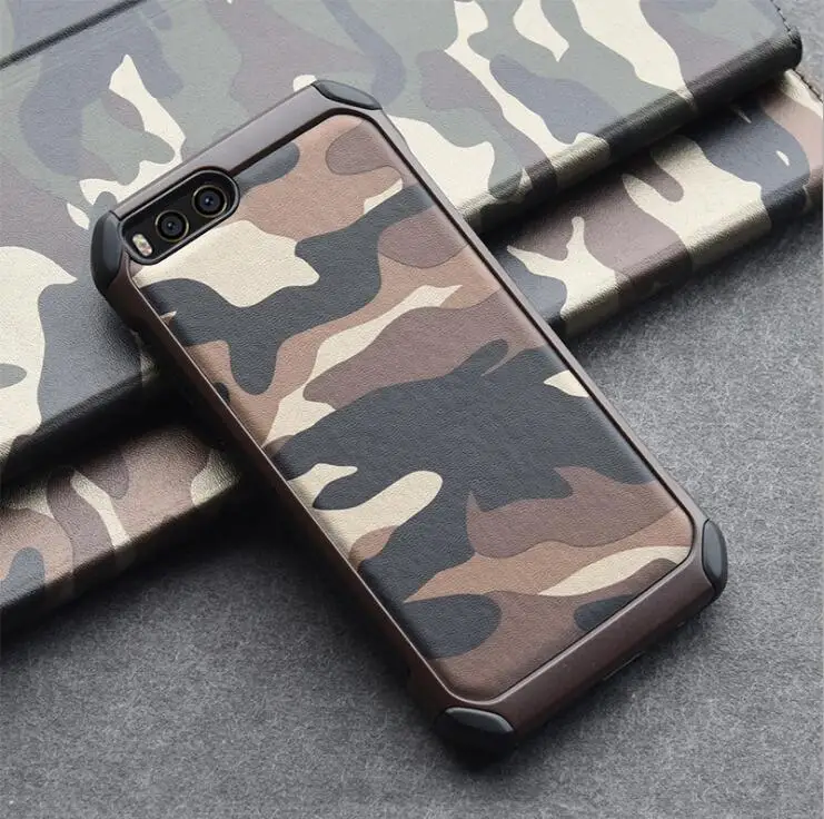 Для мобильного телефона Xiaomi MI6 Пластик силиконовый чехол камуфляжной расцветки из и защитой от грязи на задней панели мобильного телефона чехол для XIAOMI M6 держатель Защита