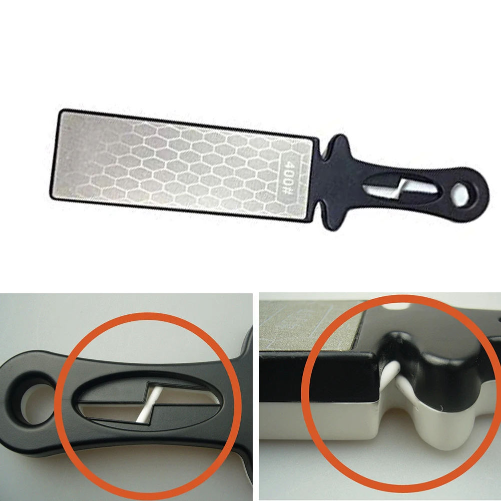 

Multifunctional Professional Bar 400/1000 Dining Whetstone Knife Sharpener Plate Manual Double Side Diamond Ceramic Kitchen Use