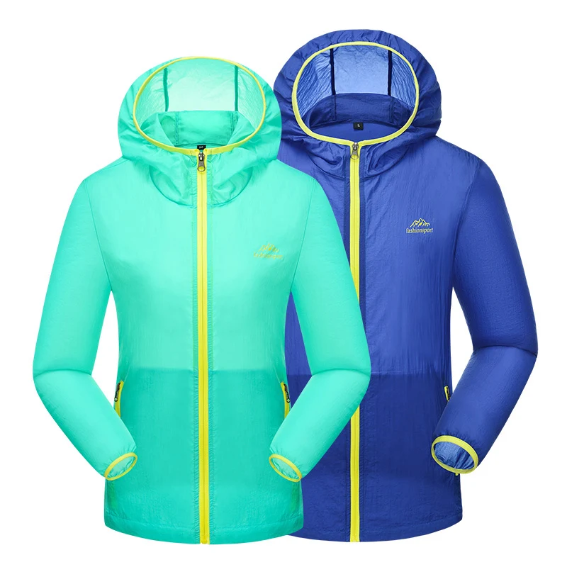 

Top Men Women Sun-protective jackets man Quick drying skin coat for men fashion waterproof skin jacket jaqueta breathable UV