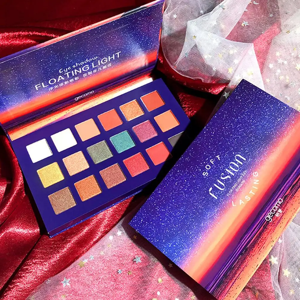 18 Цвета блеск палитра теней долгое Для женщин косметика для глаз Новый| |
