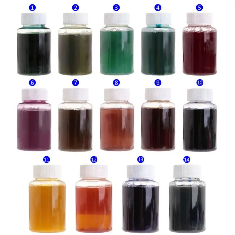 

100ml Epoxy Resin Colorant Liquid Pigment 14 Colors Accessories For DIY Jewelry Making Tool Accessories