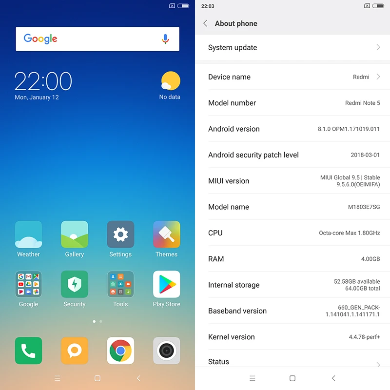 Оригинальная глобальная версия Xiaomi Redmi Note 5 4 ГБ ОЗУ 64 Гб ПЗУ Смартфон Snapdragon 636