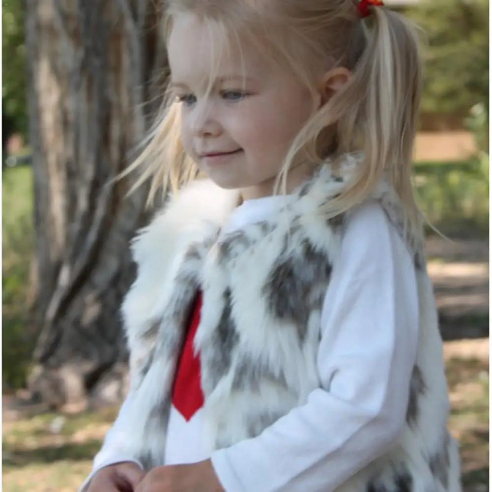 Осень-зима-весна, детские меховые жилеты зеленый меховой жилет для девочек короткий искусственный мех в европейском и американском стиле