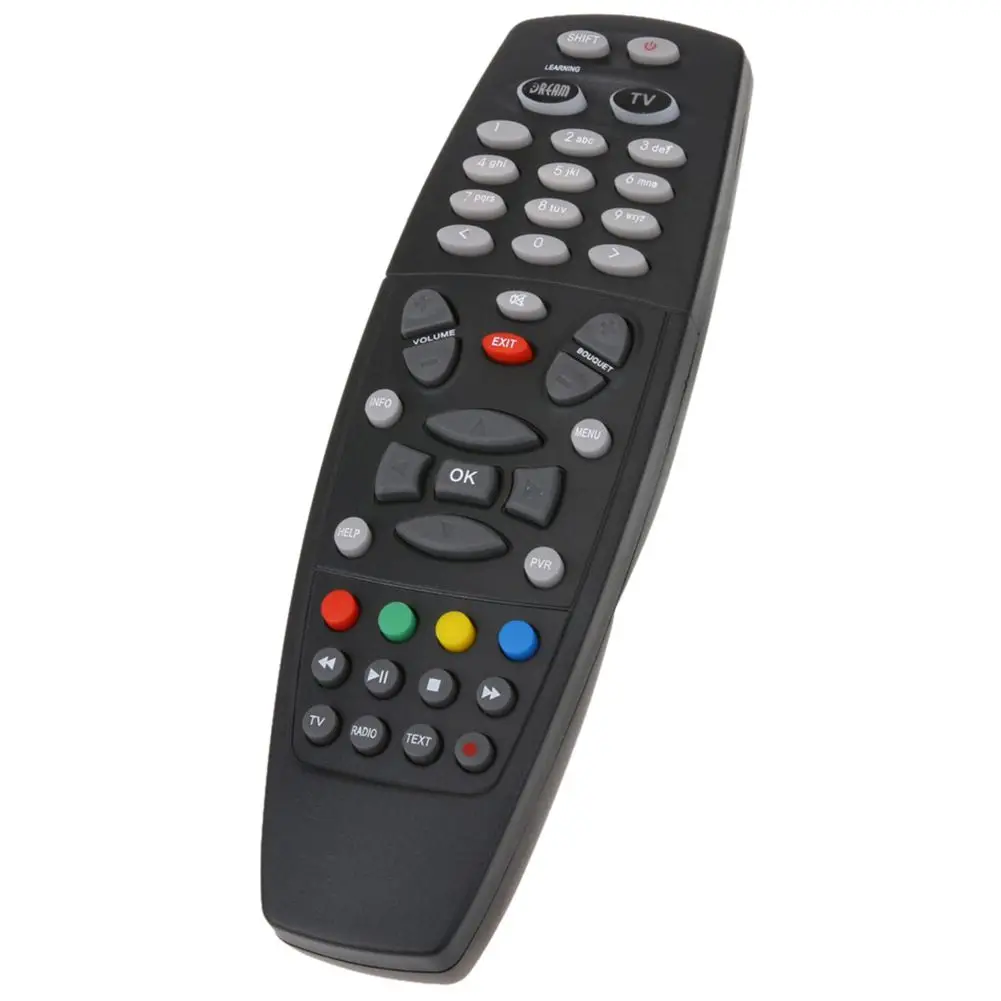 

Smart TV Remote Control Replacement Television Remote Control Unit Black All Functions For DREAMingBOX DM800 Dm800hd DM800SE HDT