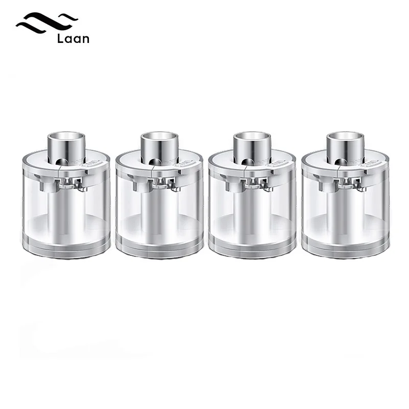 

4pcs/lot Shanlaan Laan Replacement Pod 2ml Refillable Cartridge for Shanlaan Laan Pod System Kit Vaporizer