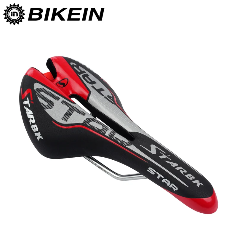 

BIKEIN Cycling Road Bicycle Breathable Front Seat Mat Mountain Bike Saddle Shockproof Leather Spare Parts For Bike Accessories