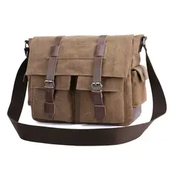 Открытый Мужчины Холст Crossbody сумка для ноутбука Военная Сумка Туризм путешествия восхождение сумка