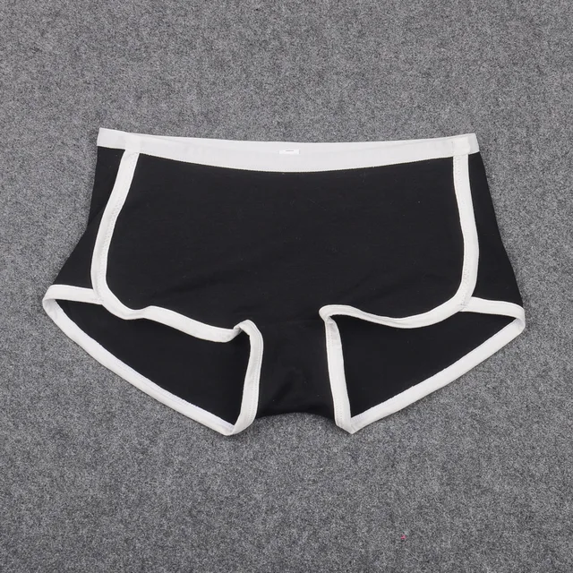 Sous-vêtements d'Hiver en Coton pour Femme, Slip Court, Mignon, Hipster, Fille, Lingerie Sexy, Boxer, Culotte Décontractée 1