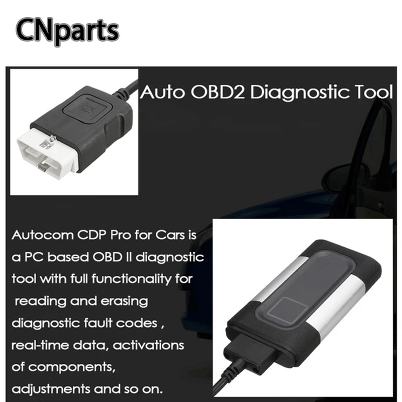 

CNparts Universal Car OBD2 Fault Diagnostic Scanner Detection Tool For Mercedes Benz W204 Volvo XC90 V70 Honda CVR Accessories