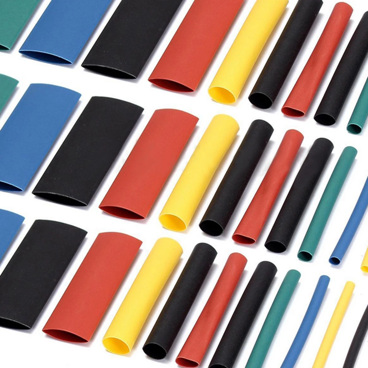 328pcs New Polyolefin 2:1 Heat Shrink Tubing Colorfull Electrical Wrap Wire Cable Sleeving Assortment kit set