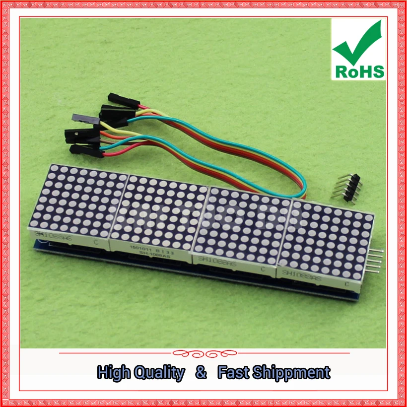 

UNO-A.D.N MAX7219 Dot Matrix Module Control Module 4 Single Display 5P Line (D2B2