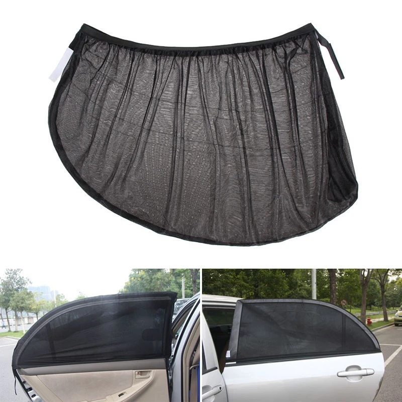 New 2pcs Universal Adjustable Car Sun Shades UV Protection Window