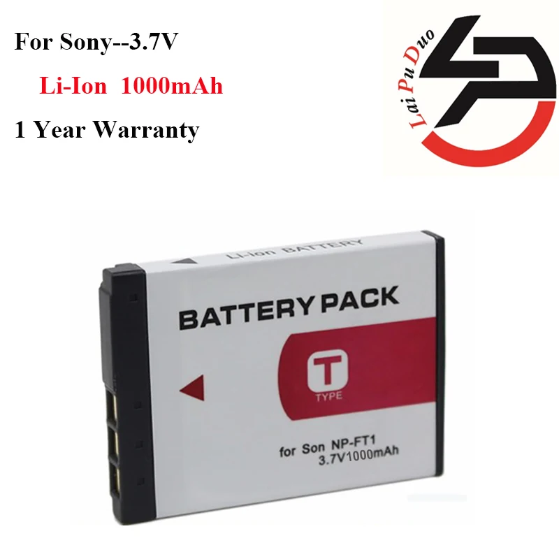

1000mah 100% brand new Replacement Camera Battery For Sony NP-FT1 DSC-T1 T11 M1 M2 DSC-L1 DSC-T33 DSC-T10/W DSC-T5