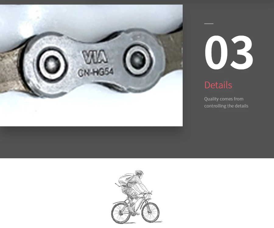 Excellent SHIMANO CN HG54 10S Speed Chain 116L Link for MTB Mountain Bike ROAD Bicycle CN-HG54 116 links 6