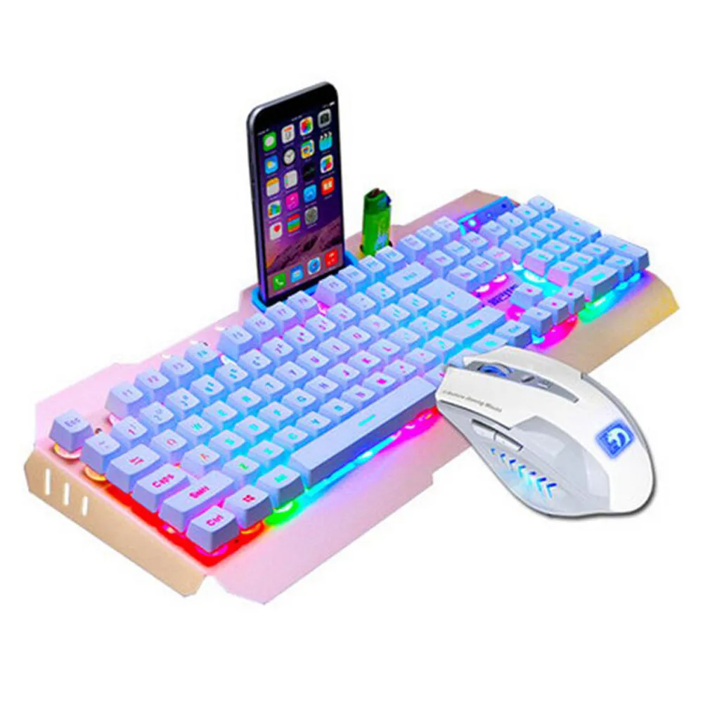 Клавиатуры игровые черный M938 светодиодный с подсветкой Usb эргономичная игровая клавиатура+ геймерская мышь наборы+ коврик для мыши# 5