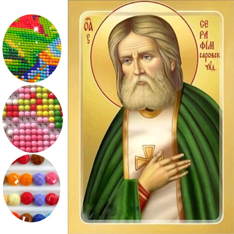 

True religious men 5D diy Diamond Embroidery diamond Painting Cross Stitch diamond Mosaic home decor wall sticker gift