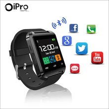 High Quality U80 Bluetooth 4 0 Smartwatch MTK WristWatch Pedometer Healthy Smart Watch U80 For iPhone