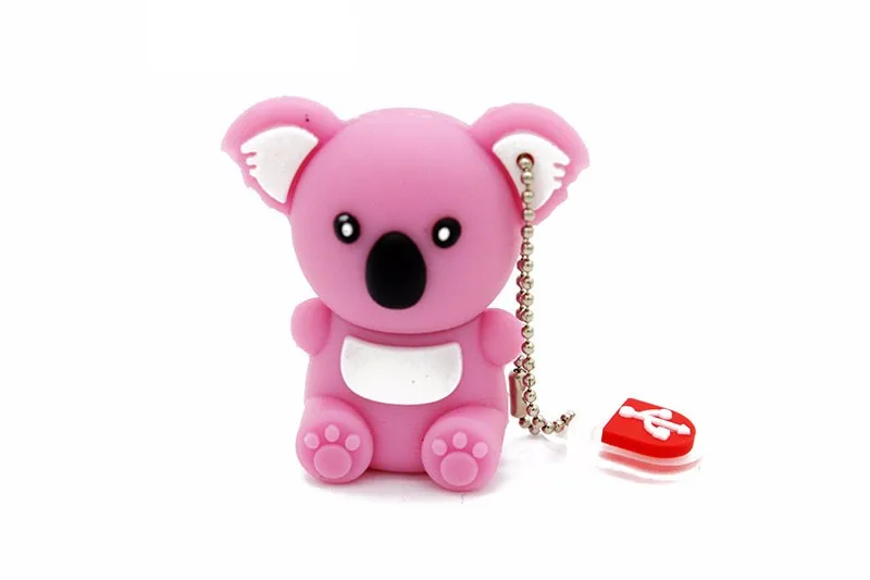 Jaster lovely mini Koala USB флеш-накопитель милые животные подарок мультфильм USB 2,0 4 ГБ/8 ГБ/16 ГБ/32 ГБ/64 ГБ реальная емкость USB карта памяти