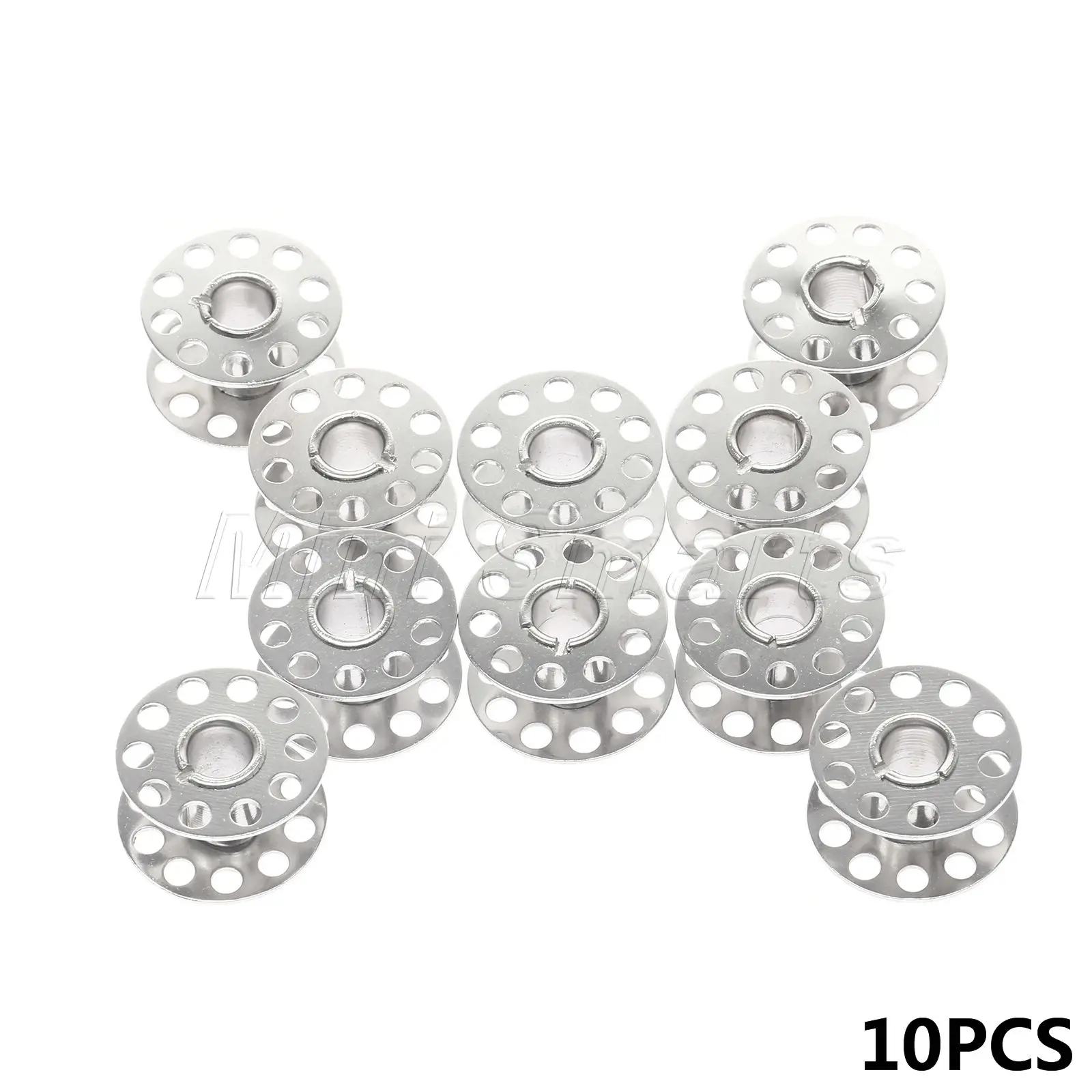 

Stainless Steel 10X Silver Sewing Machine Bobbins Craft Tool Accessaries Spool Singer Brother Toyota Janome Elna Bernina Toyota