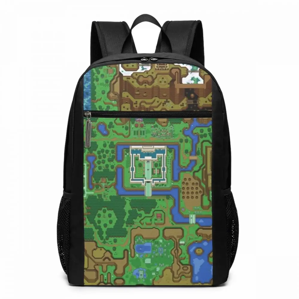 

Legend Of Zelda Backpack The Legend Of Zelda A Link To The Past Map Backpacks Shopper Multi Purpose Bag Pattern Man - Woman Bags