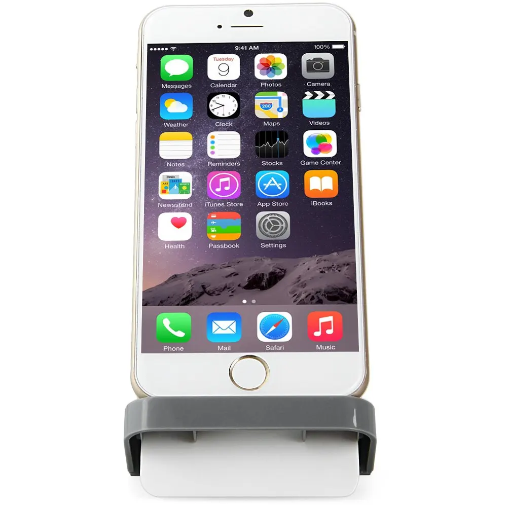 Aichoic Non Slip Silicon Phone Holder Practical Detachable Stand