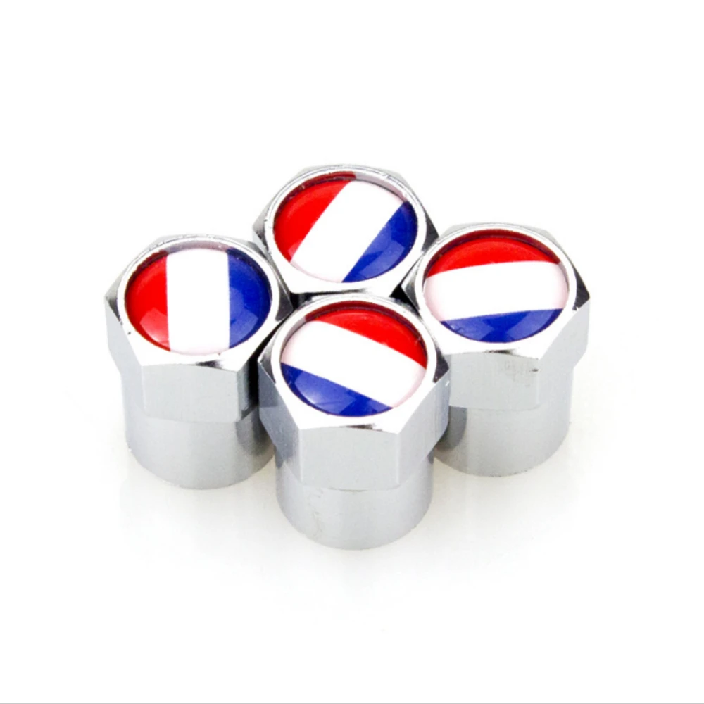 

4 X Car Wheel Valve Caps Cover France Flag for Peugeot 307 206 407 406 405 3008 4008 208 308 306 107 Citroen C5 C4 Picasso Xsara
