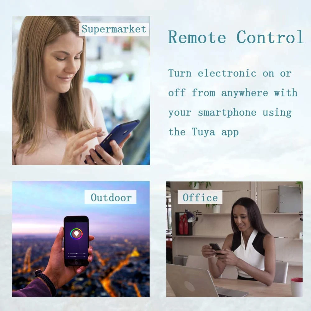 Boaz EC 5 Вт умная Wifi GU10 лампочка с пультом дистанционного управления цветной