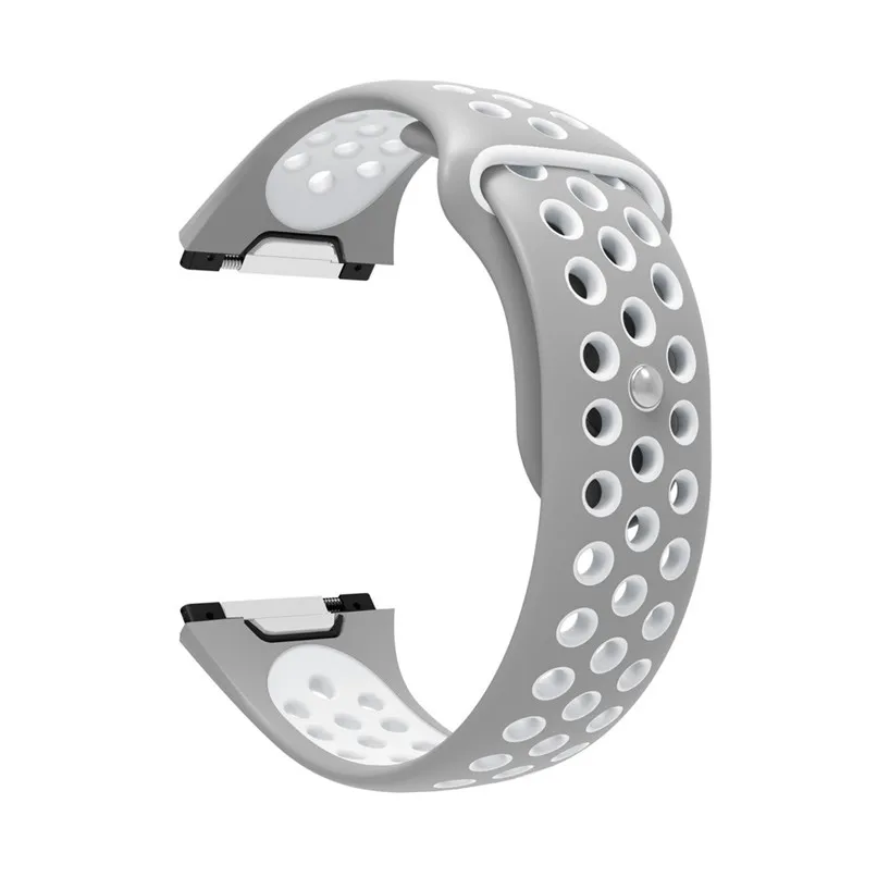 Double color For Fitbit Ionic accessories pulseira strap replacement Silicone wriststrap For Fitbit Ionic smart bracelet H35 #0 (7)