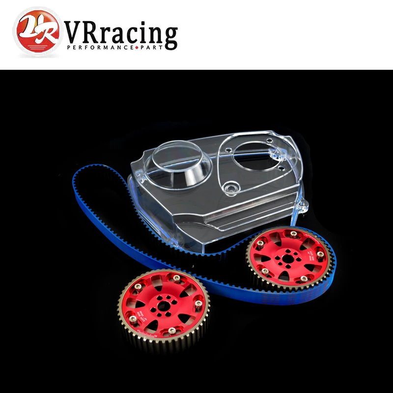 

VR RACING - HNBR Racing Timing Belt + Aluminum Cam Gear + Clear Cam Cover For NISSAN Skyline R32 R33 GTS RB25DET