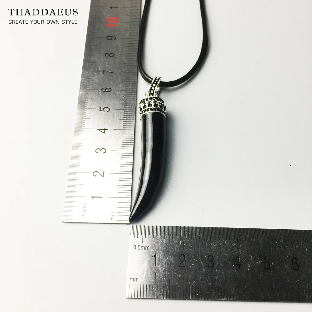 Beads Necklace Tooth, Max Rope Fashion Jewelry Europe Style Rebel Cross Bijoux Gift For Men & Women Friend @