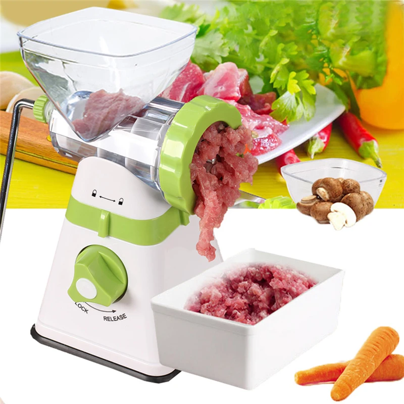 

TTLIFE Multifunctional Home Manual Meat Grinder Creative Household Meat Mincer Vegetable Chopper Manual Food Processor Blender