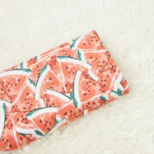Половина метра хлопок поплин с арбузным принтом ткань, ручной работы DIY детская одежда платье Детская одежда B415