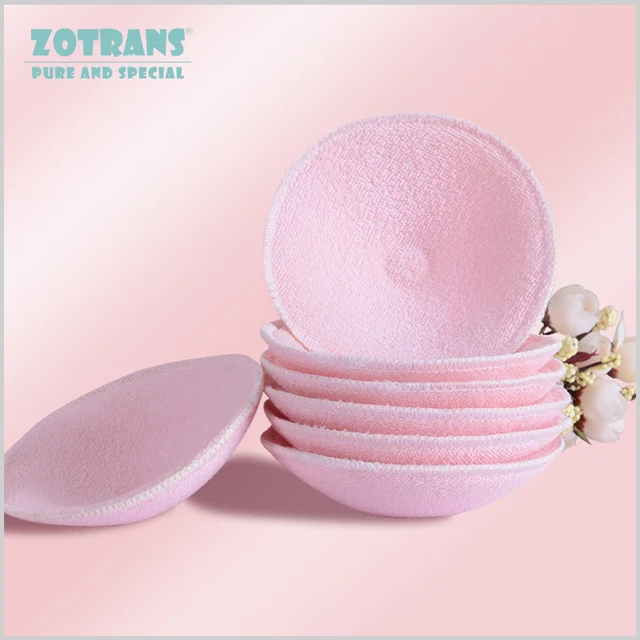4Pcs Breast Absorbent Pads Feeding Nursing Reusable Soft Cotton Mum Spill Prevention Pads Bra Washable With Breast Milk Bag