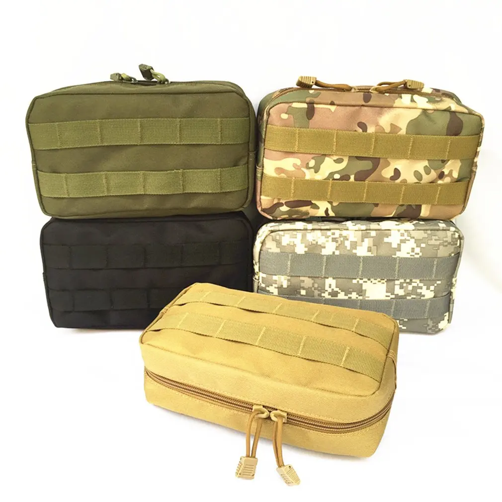 1000D Nylon Multifunction Tactical Molle Pouch Zipper Closure Large