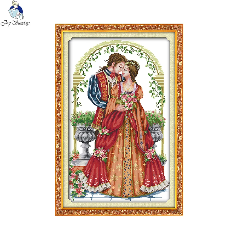 Картины вечной любви Aida Canvas 11CT и 14CT Набор для вышивки крестиком рукоделие оптовая
