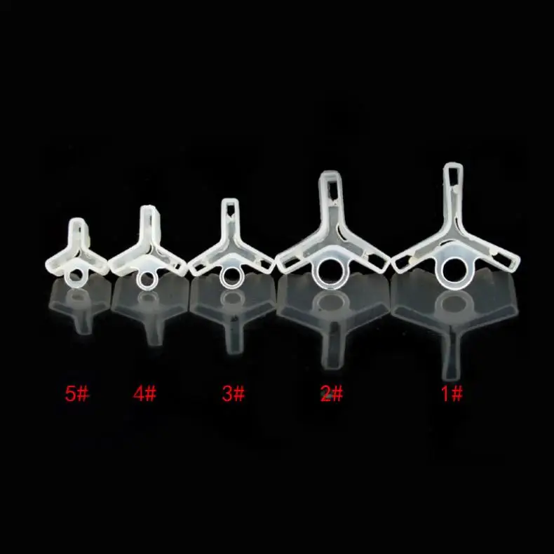 

50pcs Durable Fishing Treble Hooks Covers Case Bonnets Caps Safety Protector Set