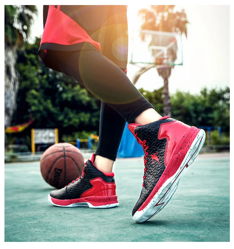 TULUO новые высокие мужские баскетбольные кроссовки Классические спортивные мужские кроссовки для тренировок большого размера плюс 36-47 мужская обувь Chaussures De Basket