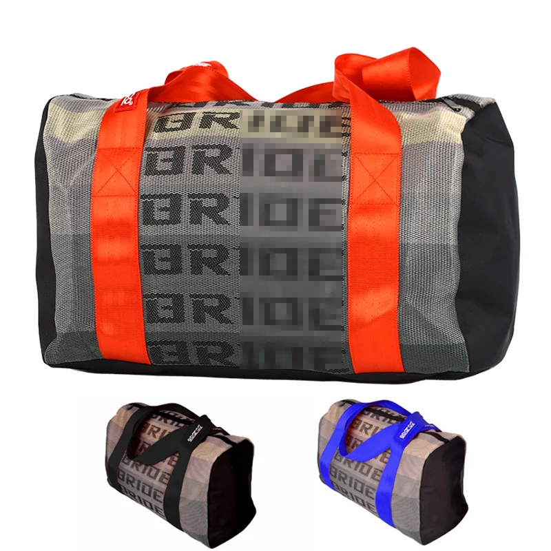 JDM Handbag Racing Tuning Bags School Traveling Bag Fabric Straps Seat