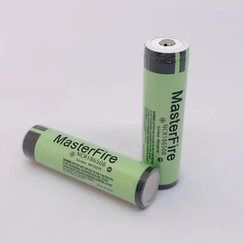

MasterFire 2PCS/LOT Protected Original 18650 NCR18650B 3.7V 3400mAh Rechargeable battery Li-ion batteries For Panasonic with PCB