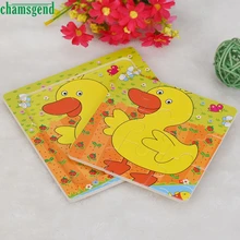 Модная детская головоломка доска Мультфильм Деревянная Утка головоломка игрушка SEP 06 Z0411