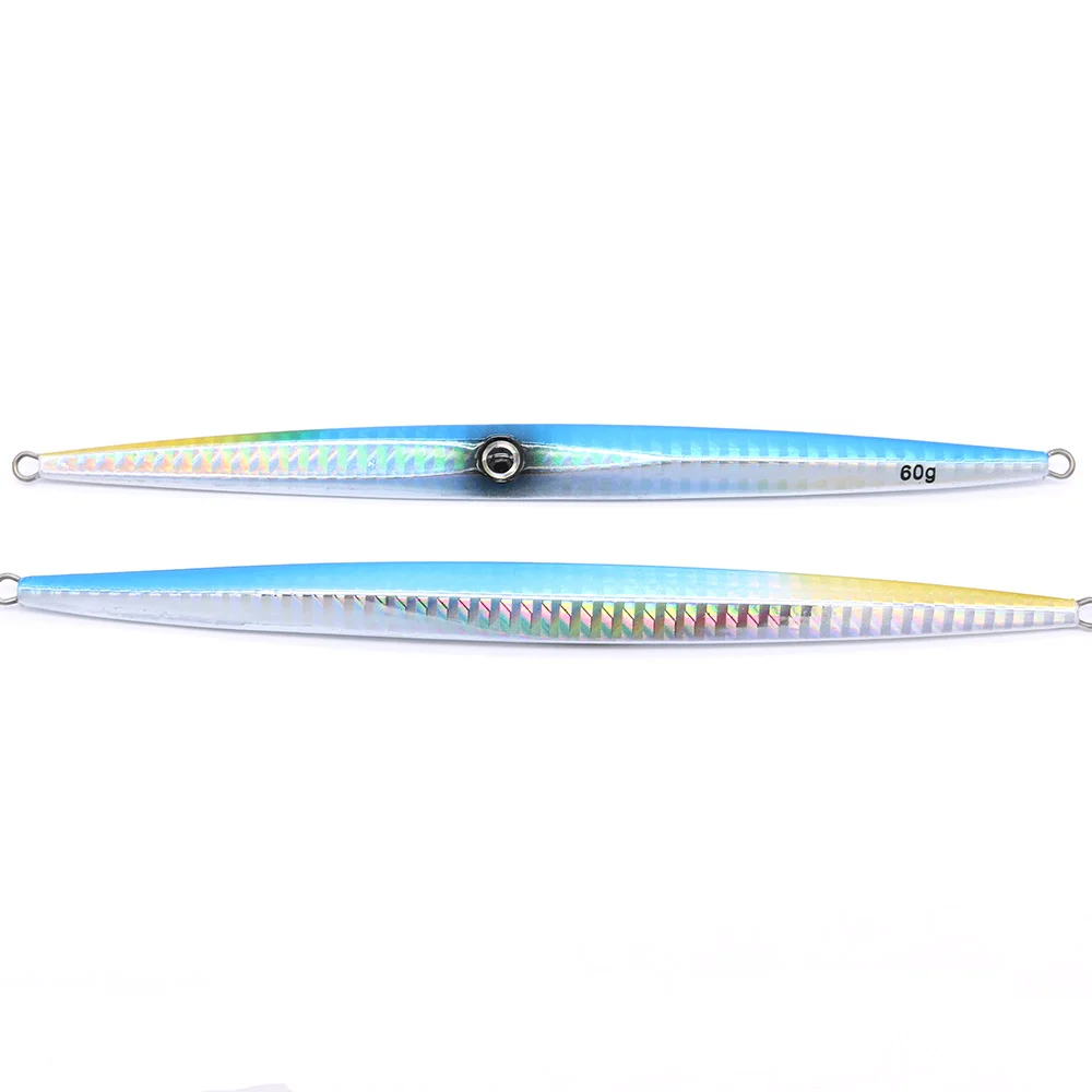 

CASTFUN Jigging Lure Speed Jig Saltwater Fishing Lure Vertical Jig 60g 80g 100g 120g Lead Jigging Lures 1PC Metal Jig