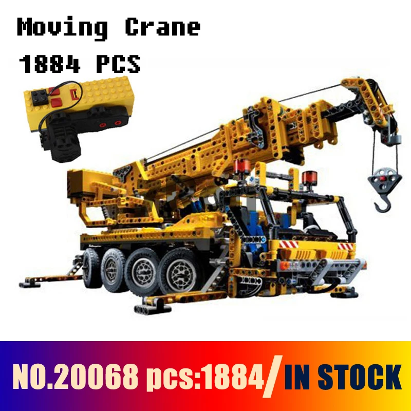 

Compatible with lego 8421 Models building toy 20068 1884Pcs Technic Mechanical Series Moving Crane Building Blocks toy & hobbies