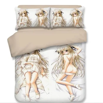 

Sexy Adult Anime Kasugano Sora Japanese Character Duvet Cover Twin Full Queen Super King Single Double Size Bedding Indoorsman