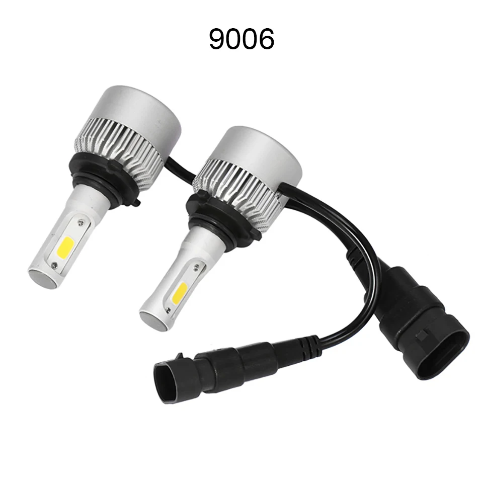 LDRIVE 1 пара автомобильных фар Led H1 H3 H4 H7 H11 9005 9006 6500K белый сменный Bulds Противотуманные фары 3800Lm 12 В 24 В Универсальный