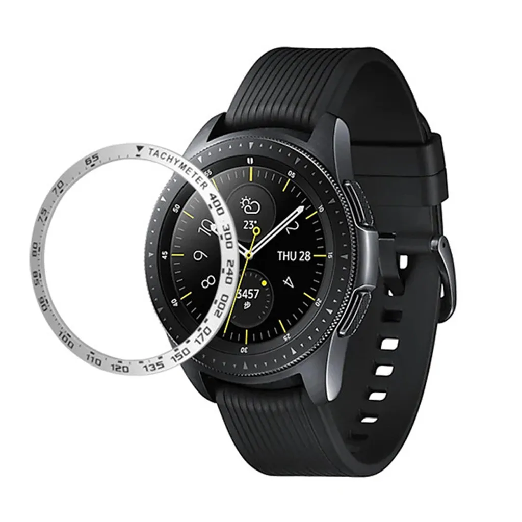 

Smart Watch Cover For Samsung Galaxy Watch Bezel Ring Styling Case Adhesive Cover For Samsung Galaxy Watch 46mm 530+