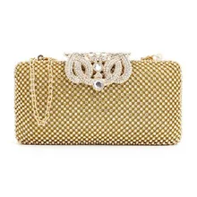 Полная сумка с инкрустацией, Высококачественная Корона из страз, вечерняя сумка, полная односторонняя со стразами вечерние сумочки, шикарный Роскошный Свадебный мешочек, сумка