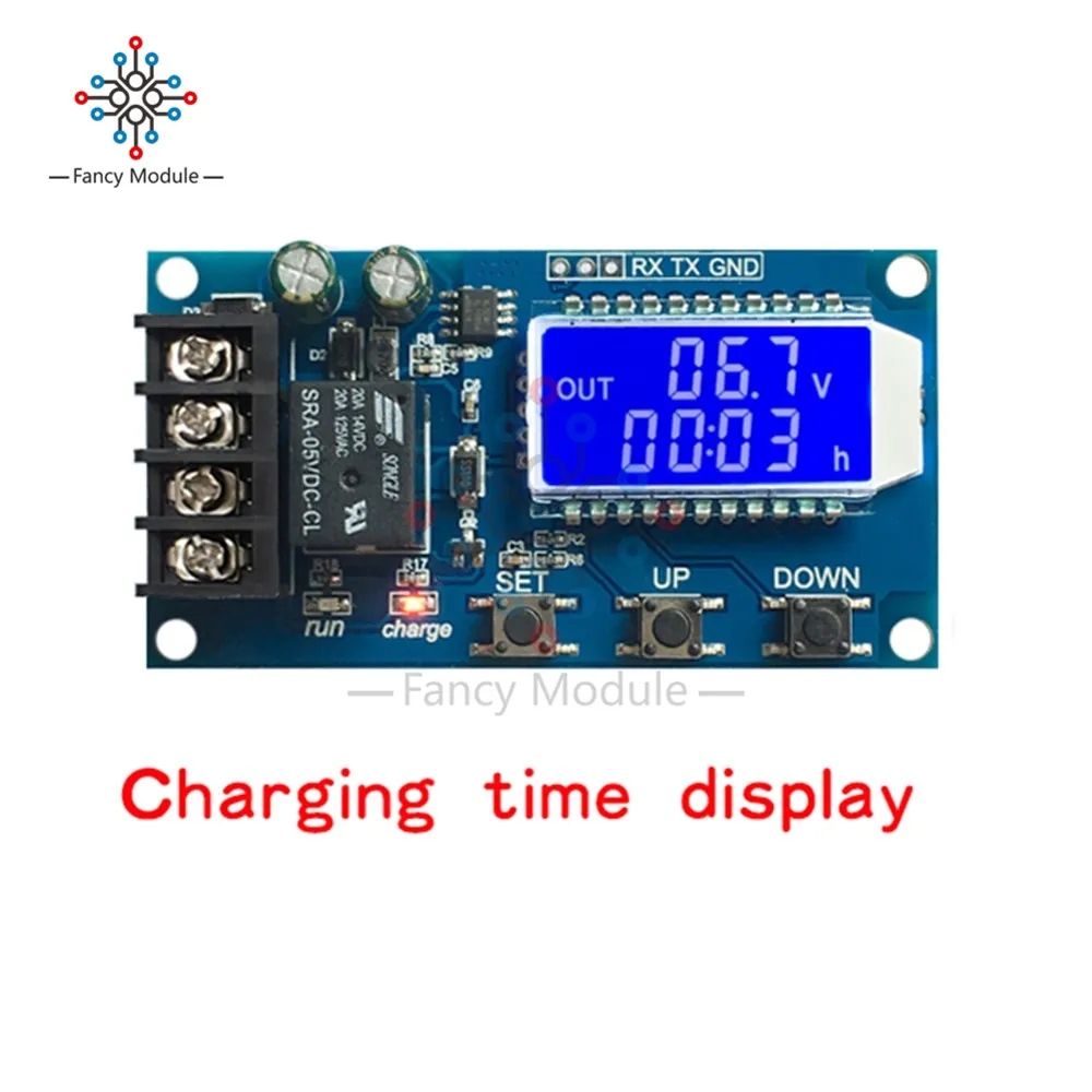 

DC 6-60v 10A LCD Lead-acid Solar Battery Charge Controller Protection Board charger Time switch 12v 24v 36v 48v battery capacity